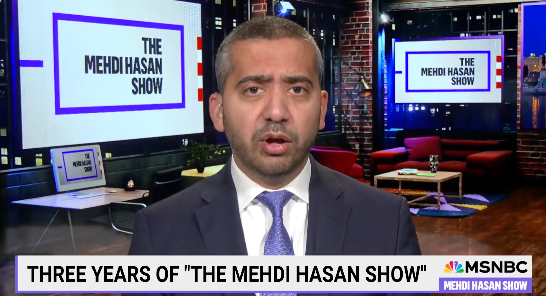 Mehdi Hasan out at MSNBC after show cancellation